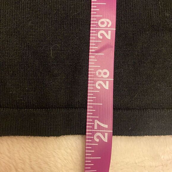 Spense Black‎ and Gray Striped Dress Long Sleeve Dress Size Medium - Picture 11 of 11